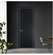 46 PE.O Блэк вставка Глухая кромка Серебро ProfilDoors Orange