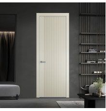 46 PE.O Перламутр Белый вставка Глухая кромка Серебро ProfilDoors Orange