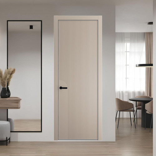 49 PE.O Сэнд вставка Глухая кромка Черный муар ProfilDoors Orange