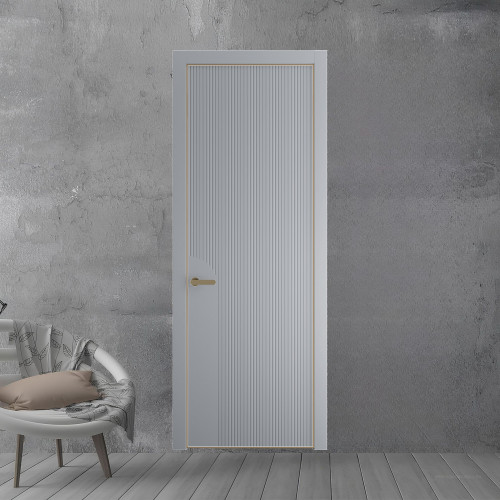 49 PE.O Смоки вставка Глухая кромка Шампань ProfilDoors Orange