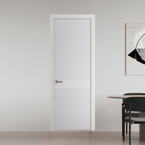 51 PE.O Крем Вайт вставка Глухая кромка Шампань ProfilDoors Orange