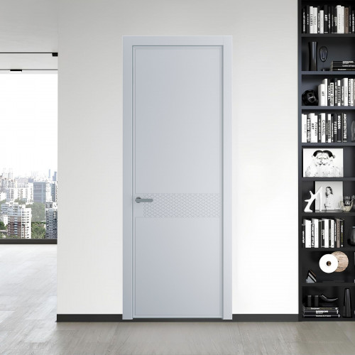 52 PE.O Лайт Грей вставка Глухая кромка Серебро ProfilDoors Orange