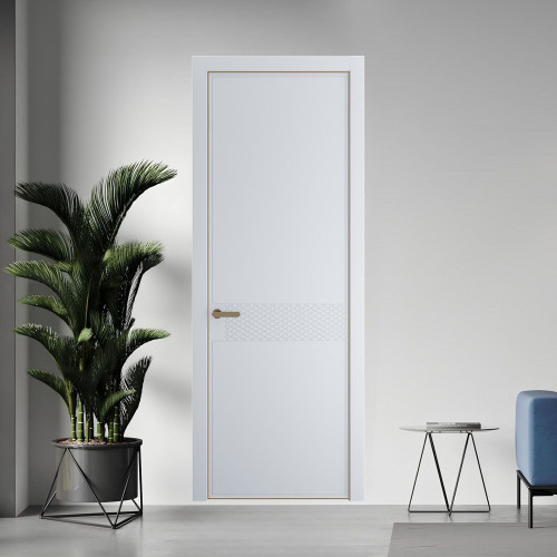 52 PE.O Вайт вставка Глухая кромка Шампань ProfilDoors Orange