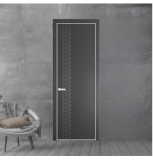 53 PE.O Графит вставка Глухая кромка Вайт ProfilDoors Orange
