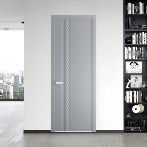 53 PE.O Смоки вставка Глухая кромка Вайт ProfilDoors Orange