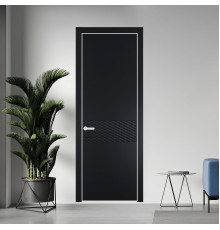 54 PE.O Блэк вставка Глухая кромка Вайт ProfilDoors Orange