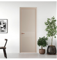 54 PE.O Сэнд вставка Глухая кромка Медь ProfilDoors Orange