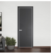 55 PE.O Графит вставка Глухая кромка Вайт ProfilDoors Orange
