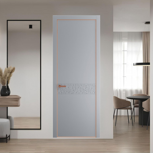 58 PE.O Смоки вставка Глухая кромка Медь ProfilDoors Orange