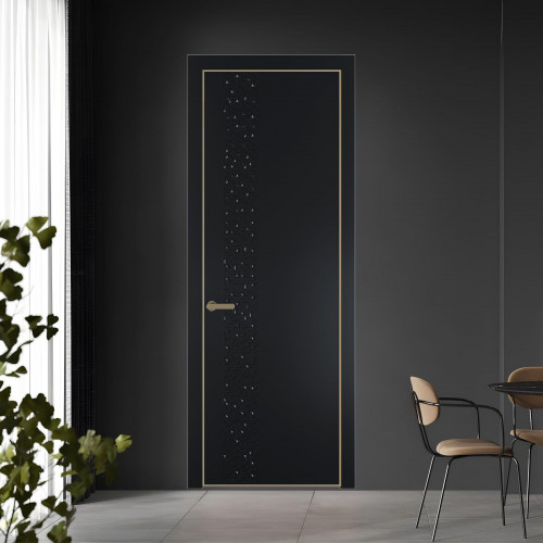 59 PE.O Блэк вставка Глухая кромка Шампань ProfilDoors Orange