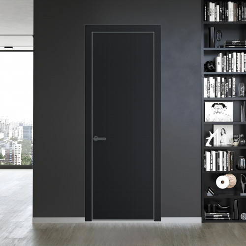 1 PE.O Блэк Элегант вставка Глухая кромка Серая ночь ProfilDoors Orange