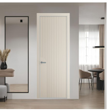 49 PE.O Кремовая Магнолия вставка Глухая кромка Серебро ProfilDoors Orange