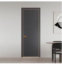 50 PE.O Графит вставка Глухая кромка Бронза ProfilDoors Orange