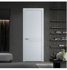 52 PE.O Лайт Грей вставка Глухая кромка Шампань ProfilDoors Orange