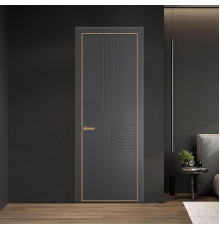 55 PE.O Графит вставка Глухая кромка Золото ProfilDoors Orange