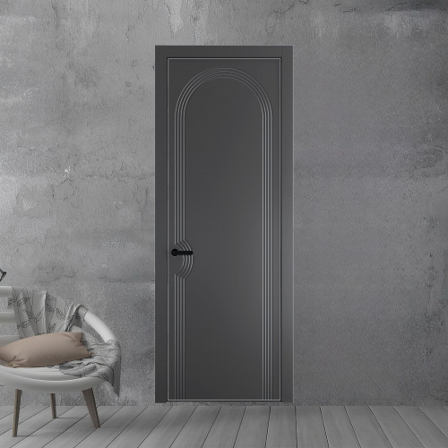 56 PE.O Графит вставка Глухая кромка Черный ProfilDoors Orange