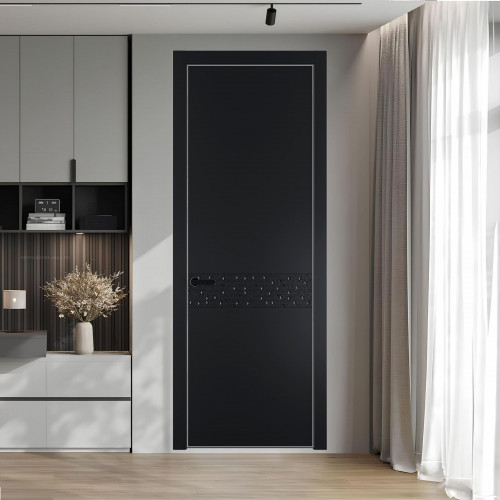 58 PE.O Блэк вставка Глухая кромка Черный муар ProfilDoors Orange