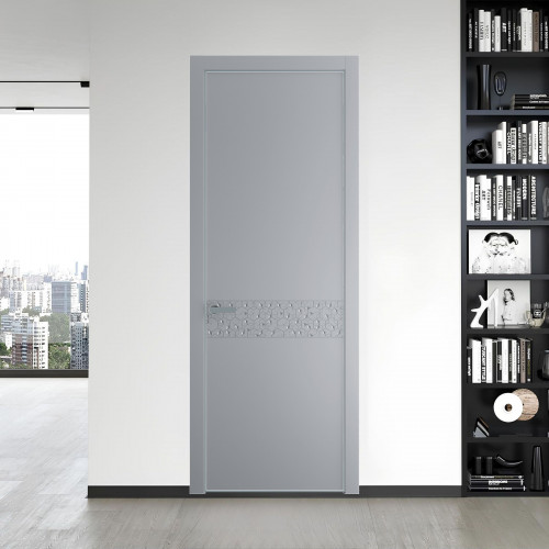 58 PE.O Смоки вставка Глухая кромка Серебро ProfilDoors Orange