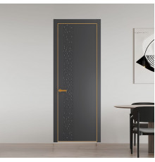 59 PE.O Графит вставка Глухая кромка Бронза ProfilDoors Orange