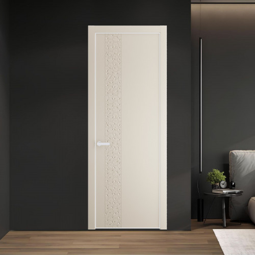 59 PE.O Кремовая Магнолия вставка Глухая кромка Вайт ProfilDoors Orange