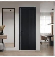 60 PE.O Блэк вставка Глухая кромка Черный муар ProfilDoors Orange