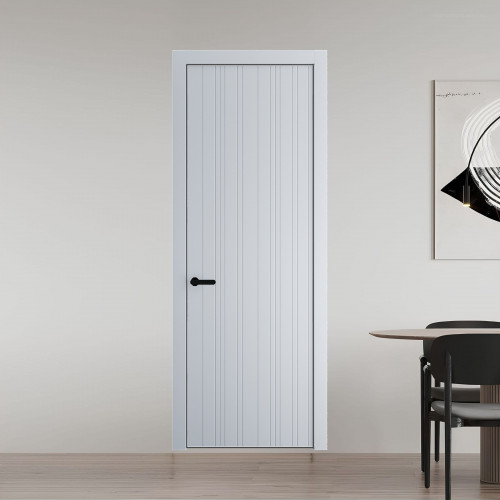 60 PE.O Лайт Грей вставка Глухая кромка Черный муар ProfilDoors Orange