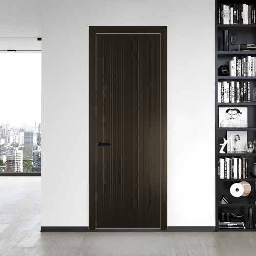 60 PE.O Перламутр Бронза вставка Глухая кромка Черный муар ProfilDoors Orange