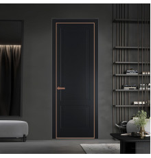 62 PE.O Блэк вставка Глухая кромка Медь ProfilDoors Orange