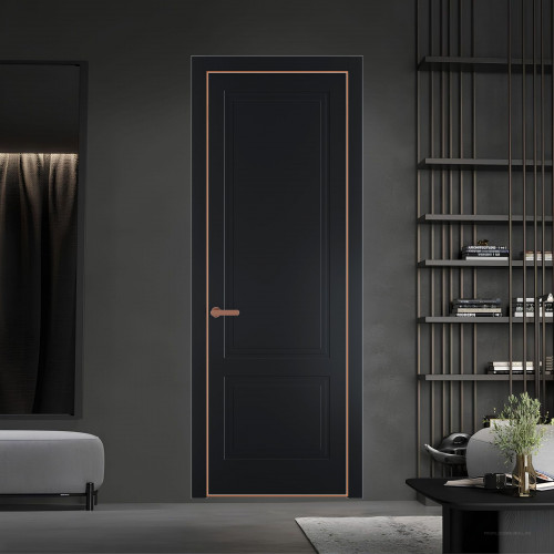 62 PE.O Блэк вставка Глухая кромка Медь ProfilDoors Orange