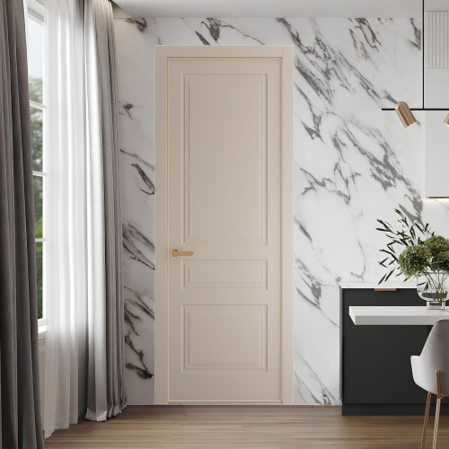 63 PE.O Сэнд вставка Глухая кромка Золото ProfilDoors Orange