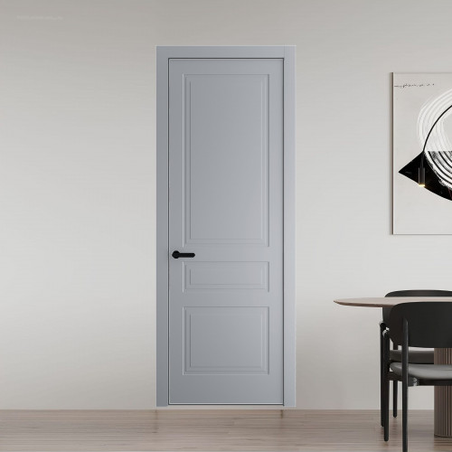 63 PE.O Смоки вставка Глухая кромка Черный муар ProfilDoors Orange