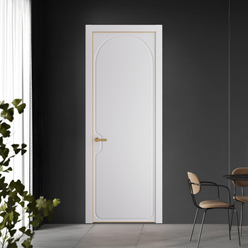 64 PE.O Крем Вайт вставка Глухая кромка Золото ProfilDoors Orange