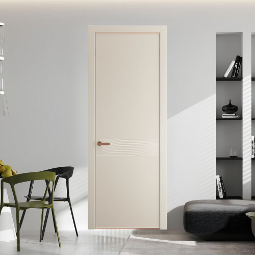 65 PE.O Кремовая Магнолия вставка Глухая кромка Медь ProfilDoors Orange