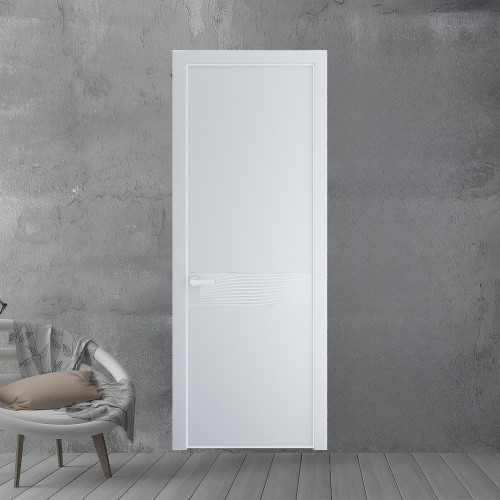 65 PE.O Вайт вставка Глухая кромка Вайт ProfilDoors Orange