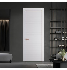 41 PE.O Крем Вайт вставка Глухая кромка Медь ProfilDoors Orange