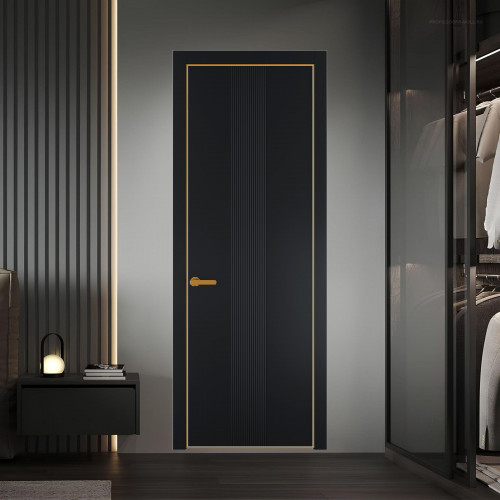 45 PE.O Блэк вставка Глухая кромка Бронза ProfilDoors Orange