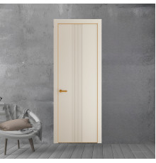 45 PE.O Кремовая Магнолия вставка Глухая кромка Бронза ProfilDoors Orange
