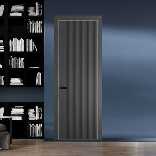 46 PE.O Графит вставка Глухая кромка Черный ProfilDoors Orange
