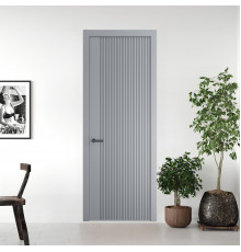 46 PE.O Смоки вставка Глухая кромка Серая ночь ProfilDoors Orange