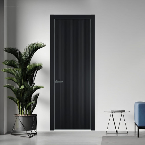 48 PE.O Блэк вставка Глухая кромка Серая ночь ProfilDoors Orange