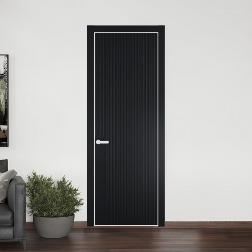 48 PE.O Блэк вставка Глухая кромка Вайт ProfilDoors Orange