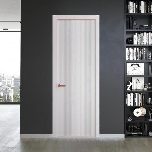 48 PE.O Крем Вайт вставка Глухая кромка Медь ProfilDoors Orange