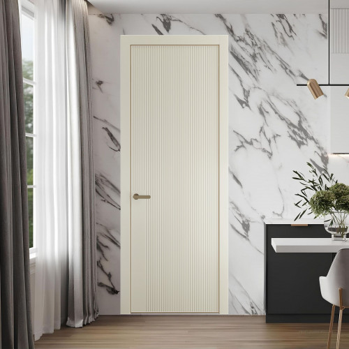 48 PE.O Перламутр Белый вставка Глухая кромка Шампань ProfilDoors Orange
