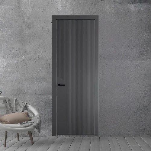 49 PE.O Графит вставка Глухая кромка Черный ProfilDoors Orange