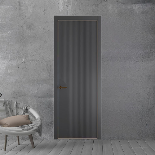49 PE.O Графит вставка Глухая кромка Деорэ ProfilDoors Orange
