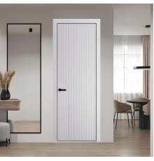 49 PE.O Крем Вайт вставка Глухая кромка Черный ProfilDoors Orange