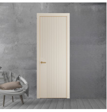 49 PE.O Кремовая Магнолия вставка Глухая кромка Золото ProfilDoors Orange