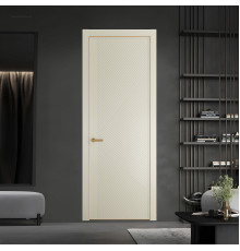 50 PE.O Перламутр Белый вставка Глухая кромка Золото ProfilDoors Orange