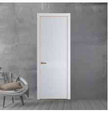 51 PE.O Вайт вставка Глухая кромка Медь ProfilDoors Orange