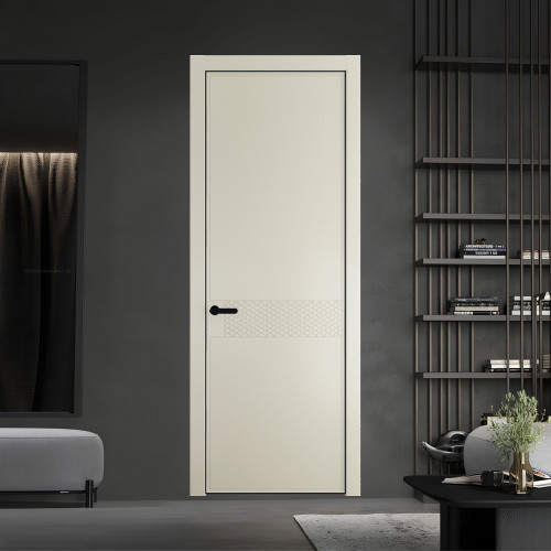 52 PE.O Перламутр Белый вставка Глухая кромка Черный ProfilDoors Orange